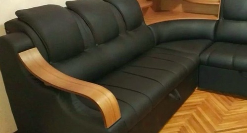 Перетяжка кожаного дивана. ЗАО Москвы